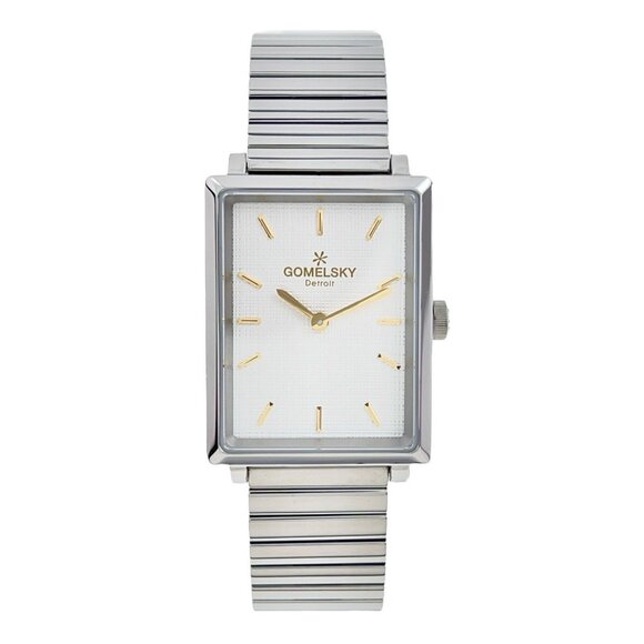 NEW Gomelsky By Shinola Shirly Rectangular Steel Quartz Watch w/ Box MSRP $850 - Picture 1 of 11